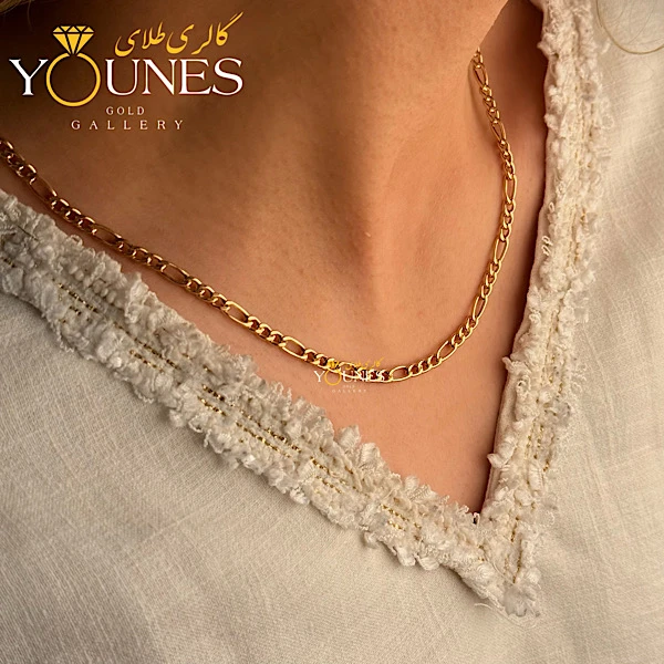 زنجیر فیگارو تمام طلا